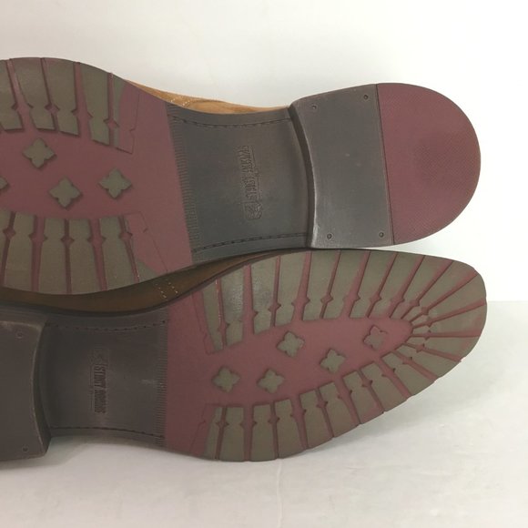 Stacy Adams Men's Roane Brown Tan Suede Leather Chelsea Boots Size 11.5 NEW - Picture 11 of 12